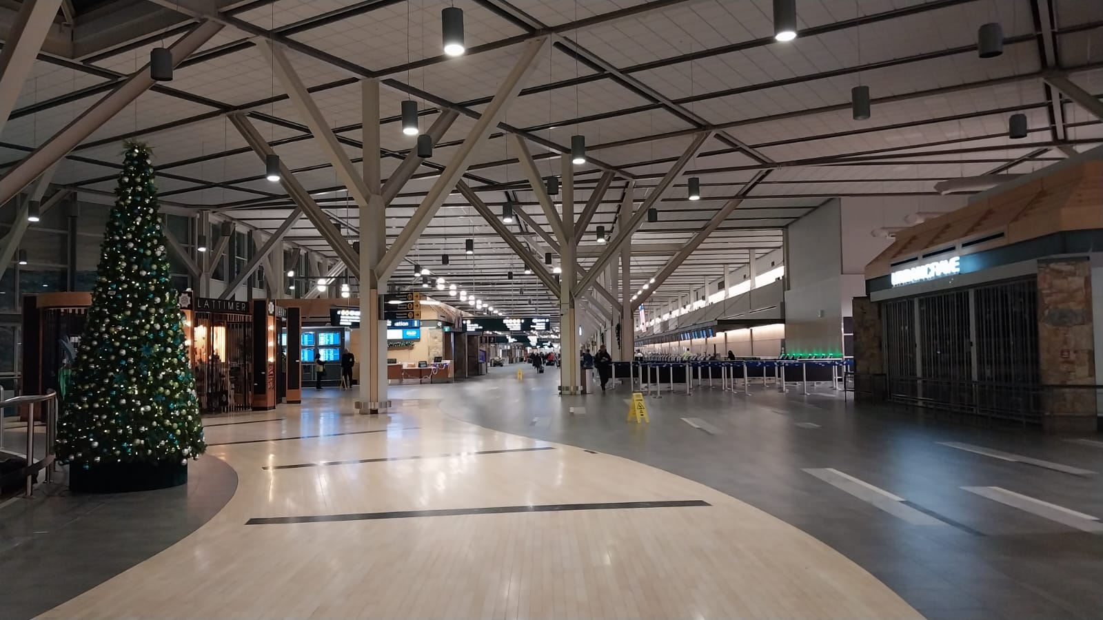 Check-in area, Vancouver airport