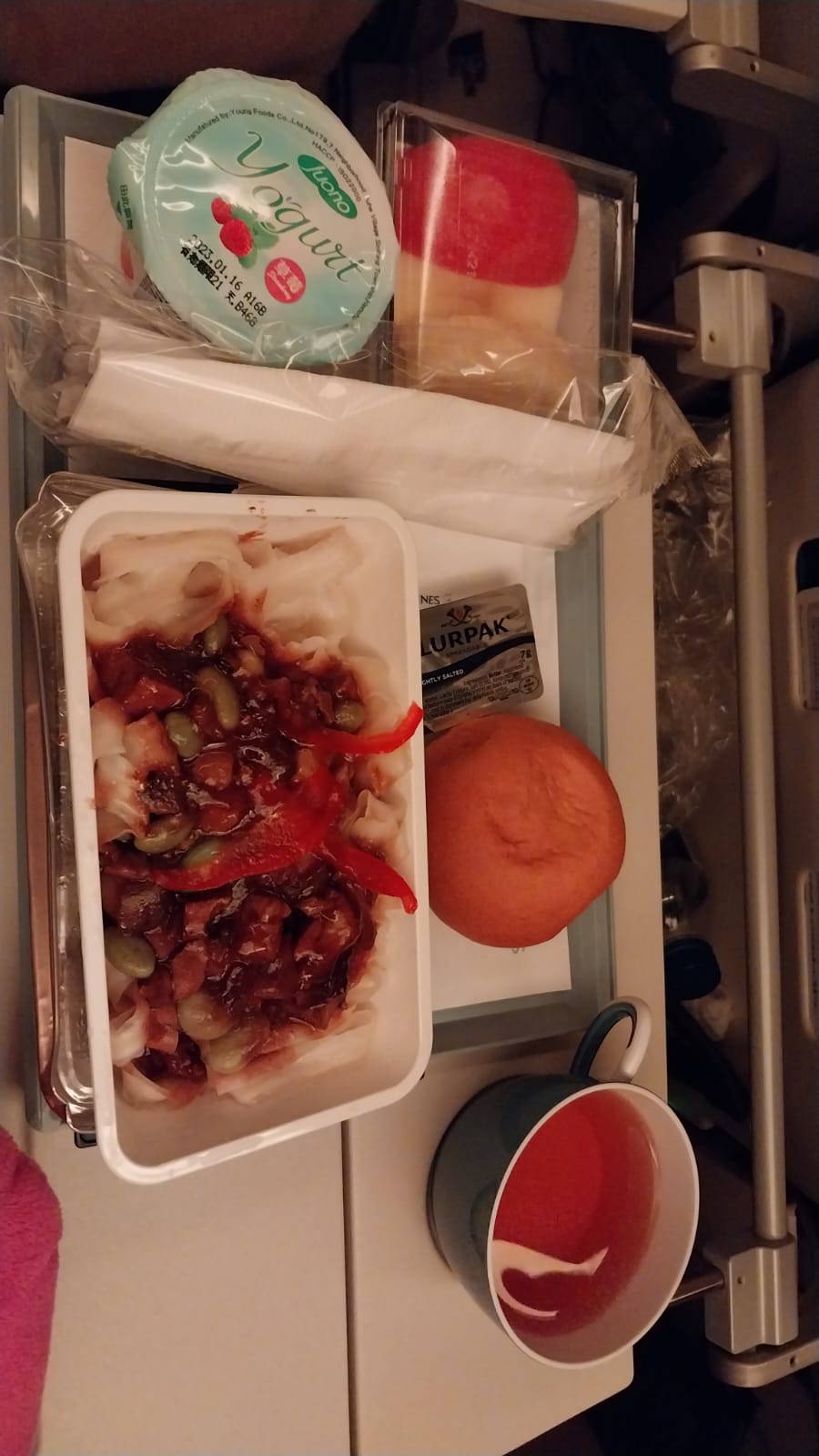 Makanan di dalam pesawat